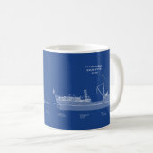 Mug USCG Lighthouse Tender Amaranth - ABD (Devant droit)
