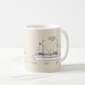 Mug USCG Lighthouse Tender Columbine - SBD (Devant droit)