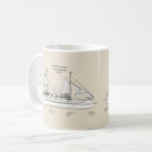 Mug USCG Lighthouse Tender Columbine - SBD (Devant gauche)