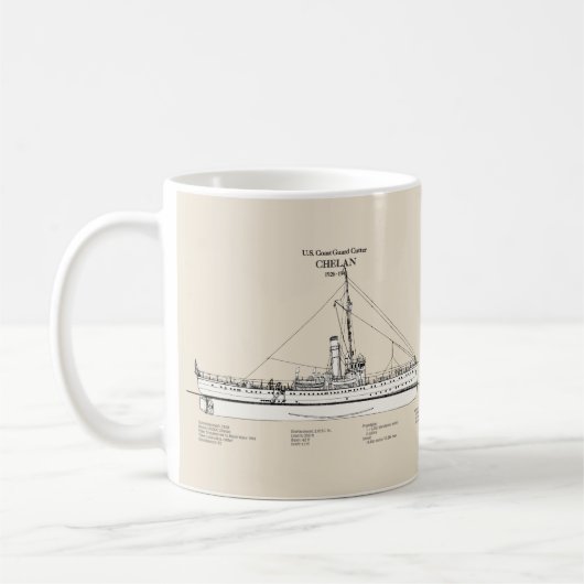 Mug USCGC Chelan - SBD (Gauche)