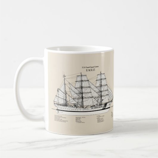 Mug USCGC Eagle wix-327 - SBD (Gauche)