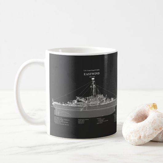 Mug USCGC Eastwind wagb-279 - PD (Avec donut)