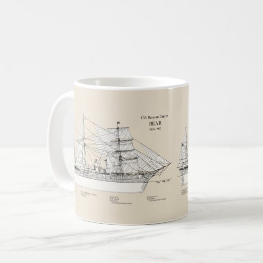 Mug USCGRC USRC Bear - SBD (Devant gauche)