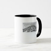 Mug Usine de chaussure (Devant droit)