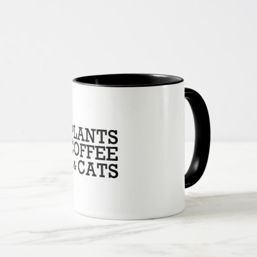 Mug Usines de café de chats (Devant droit)