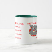 Mug Usmc ils m'appellent chien de diable (Centre)