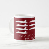 Mug USMC VMFA F/A-18C Koffiemok (Voorkant links)