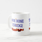 Mug USS à la maison bienvenu Bainbridge (Devant gauche)