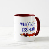 Mug USS à la maison bienvenu Howard (Devant droit)