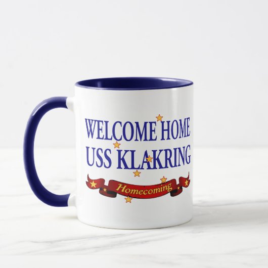Mug USS à la maison bienvenu Klakring (Gauche)