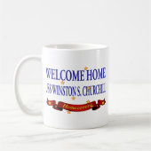 Mug USS à la maison bienvenu Winston S. Churchill (Gauche)