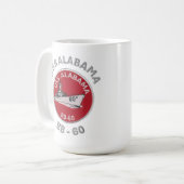Mug USS Alabama (BB-60) (Devant gauche)