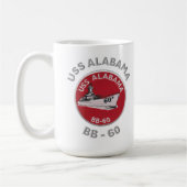 Mug USS Alabama (BB-60) (Gauche)