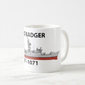 Mug USS Badger (Devant droit)