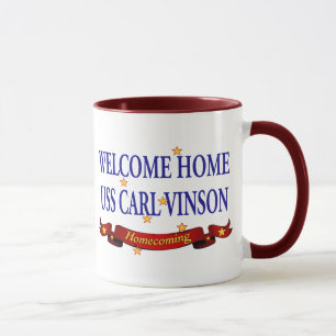 Mug USS Carl Vinson à la maison bienvenu