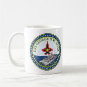 Mug USS George H. W. Bush, CVN-77, insignia (Gauche)