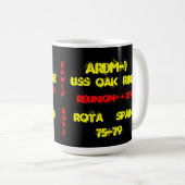 Mug USS Oak Ridge ARDM-1MUG (Devant droit)