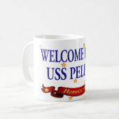 Mug USS Peleliu à la maison bienvenu (Devant gauche)