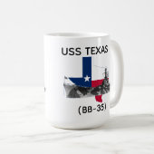Mug USS Texas (BB-35) 2 (Devant droit)