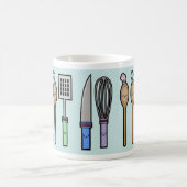 Mug Ustensiles de cuisine de Kawaii (Centre)
