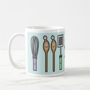 Mug Ustensiles de cuisine de Kawaii