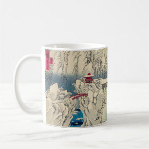 Mug Utagawa Hiroshige - Neige sur le mont Haruna