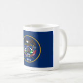 Mug Utah : Le drapeau de l'État américain « The Beehiv (Devant droit)