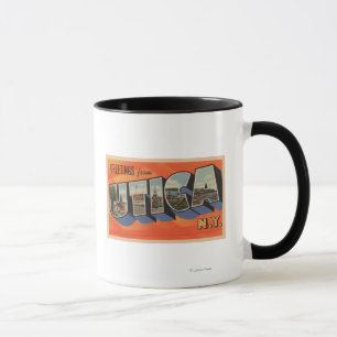 Mug Utica, nouvelle lettre ScenesUtica, NY de
