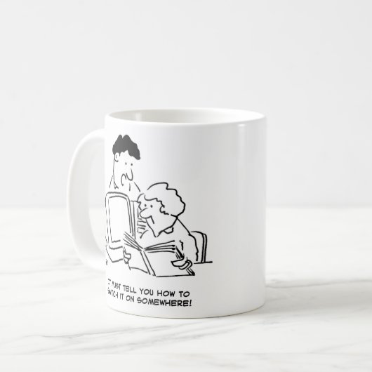 Mug Utilisateurs informatiques inexpérimentés (Devant gauche)