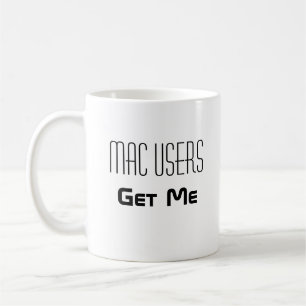 Mug Utilisateurs Mac, JE SUIS PERSONNALISABLE