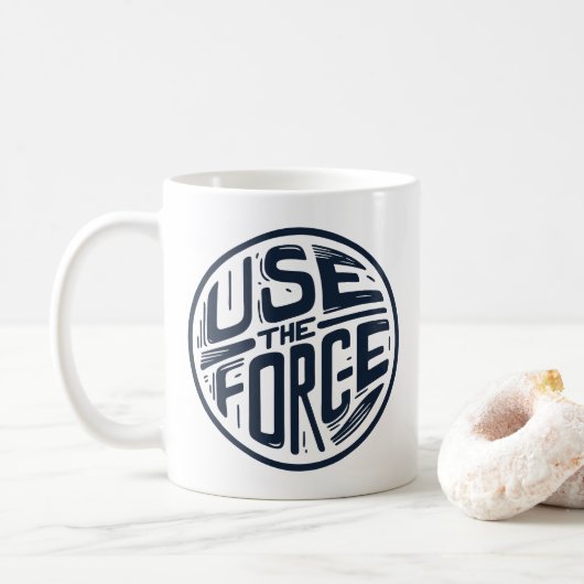 Mug Utiliser la force 2 (Avec donut)