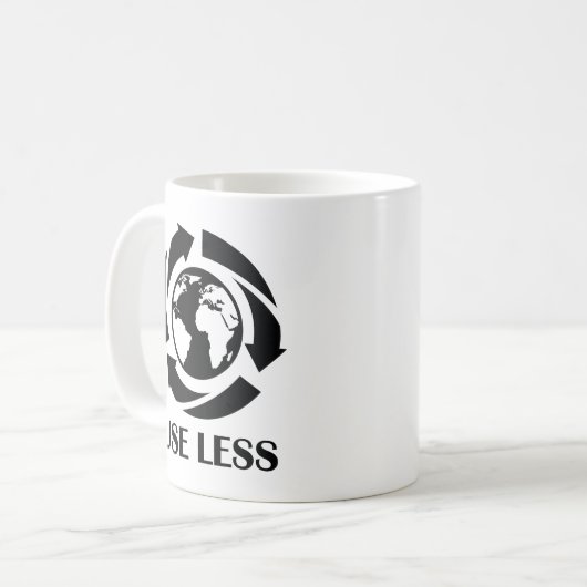 Mug Utiliser moins (Devant gauche)