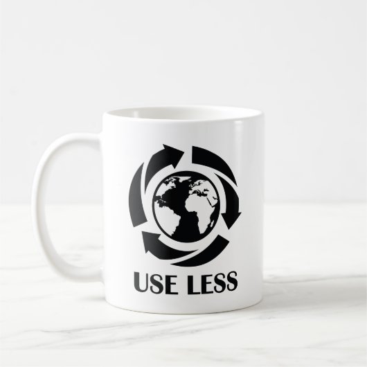 Mug Utiliser moins (Gauche)