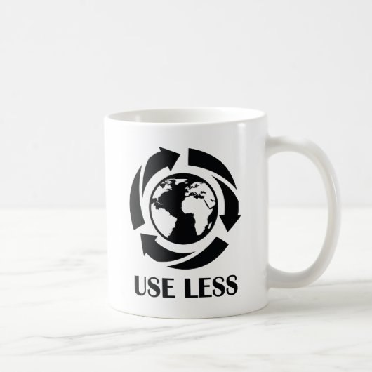Mug Utiliser moins (Droite)