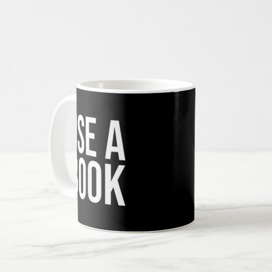 Mug Utiliser un Débardeur de livre (Devant gauche)