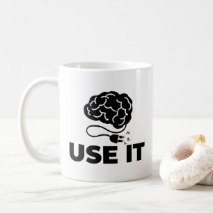 Mug Utilisez-le - Conception de cerveau