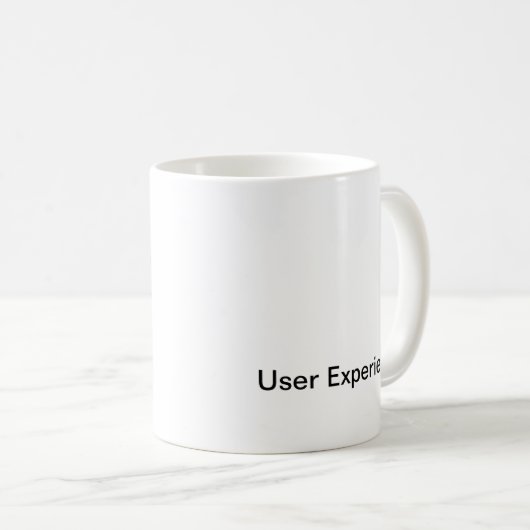 Mug UX - What do you think - User Experience (Devant droit)
