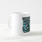 Mug Uzbekistan Mode de but squelette attaquant nations (Devant gauche)