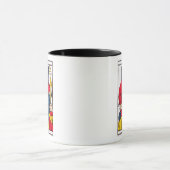 Mug V le pape, carte de tarot (Centre)