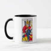 Mug V le pape, carte de tarot (Gauche)