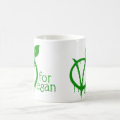 Mug V pour le végétalien (Centre)