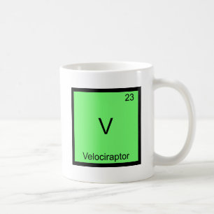 Mug V - Symbole drôle d'élément de chimie de