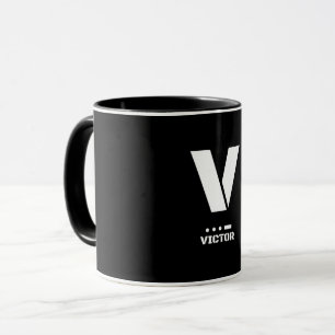 Mug V(Victor) OTAN Alphabet phonétique et code morse