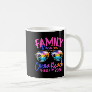Mug Vacances à Cocoa Beach Floride 2026 Famille assort