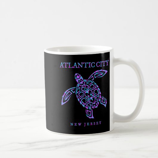 Mug Vacances à la plage des tortues de mer d'Atlantic  (Droite)