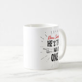 Mug Vacances amusantes Chère Père Noël Typographie de  (Devant droit)
