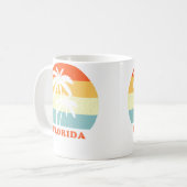 Mug Vacances au palmier du soleil de Floride (Devant gauche)