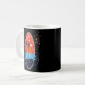 Mug Vacances avant de la plage d'été (Devant gauche)