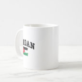 Mug Vacances avec le drapeau du Royaume hachémite de J (Devant gauche)