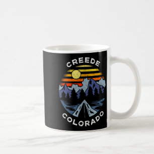 Mug vacances camping souvenir montagne creede colorado